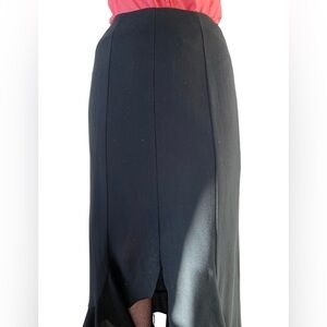 Long black Skirt veiled Small